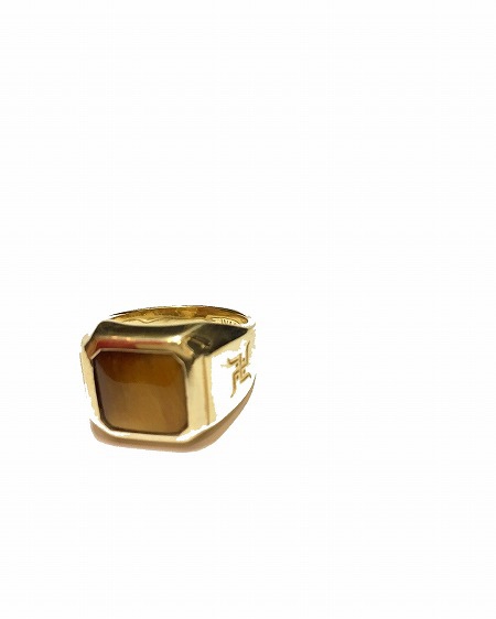 WACKO MARIA / TIGRE'S EYE SIGNET RING | tinyworld.news