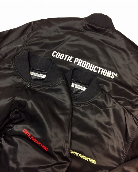 COOTIE PRODUCTIONS Nylon Satin Stadium Jacket/クーティー
