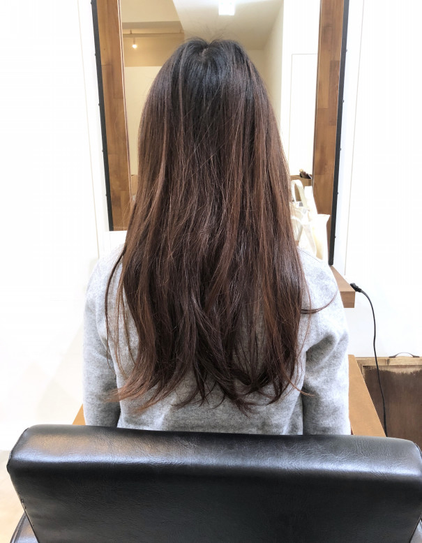 ロングからミディアムボブへビフォーアフター Houle コモダショウヘイ ロングからミディアムボブへビフォーアフター Houle コモダショウヘイ