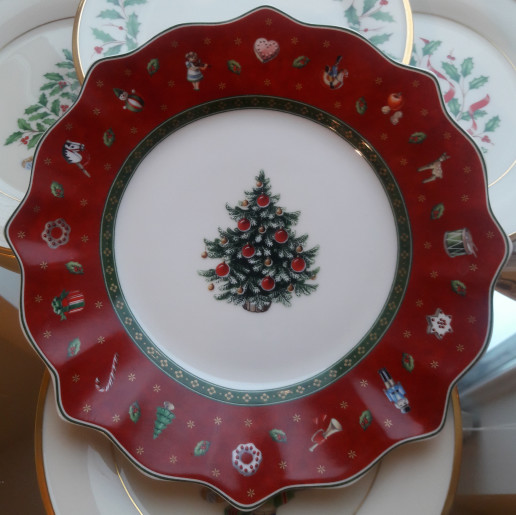 トールペイント クリスマス プレート （新品】ハンドメイド  