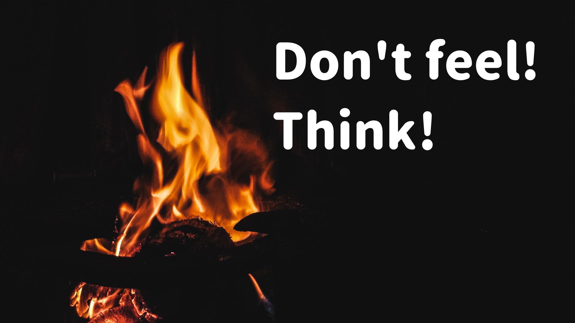 Don't feel!think! | 全力塾 元塾長のblog