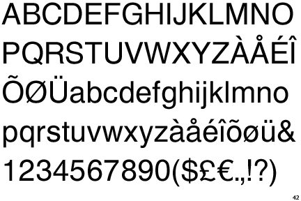 europa nuova bold typeface