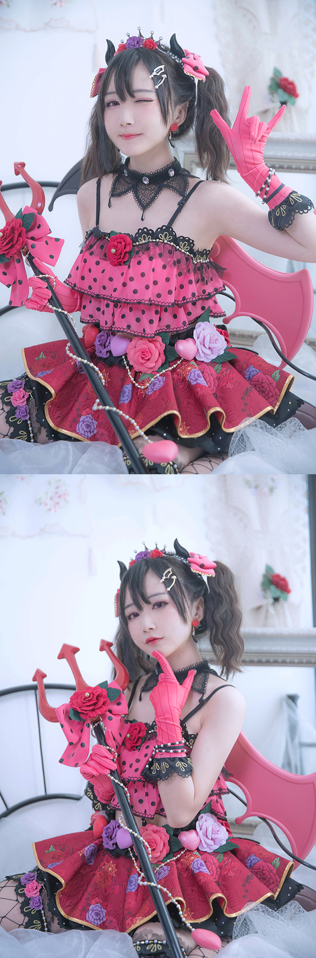 ラブライブ 矢澤にこ 小悪魔編覚醒 コスプレ-