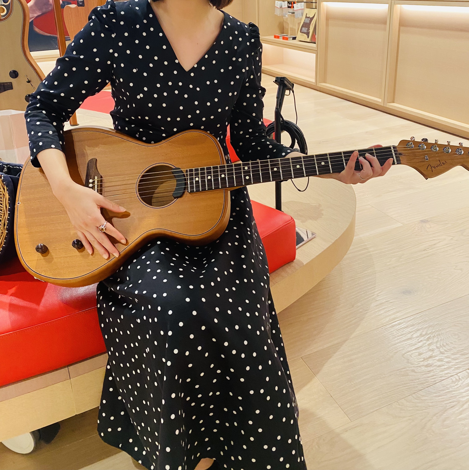 大好きな水玉模様で夏のロングドレス。 | I LOVE YOUR DRESS!