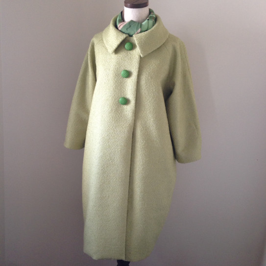 60年代風ビッグカラーコートができました。 | I LOVE YOUR DRESS!