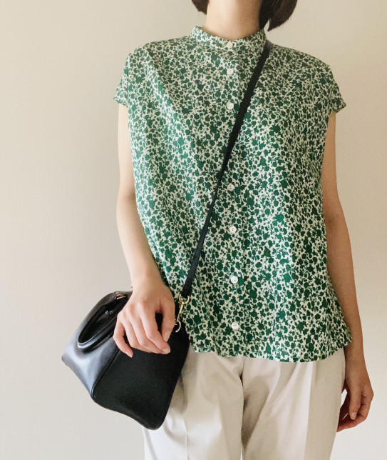 フレンチスリーブブラウスの着画 | I LOVE YOUR DRESS! 