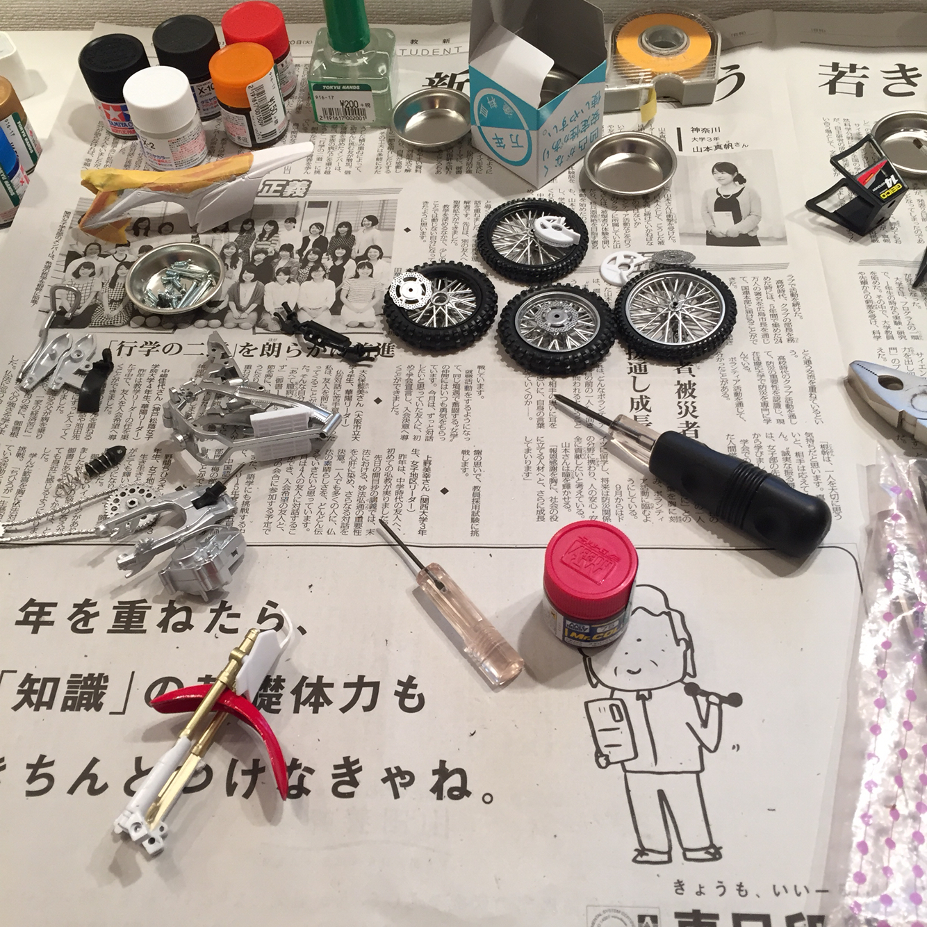 NewRay 1:12 CRFを2015アメホン仕様に改造 | 親子鷹ミーハー NewRay 1:12 CRFを2015アメホン仕様に改造 | 親子鷹ミーハー