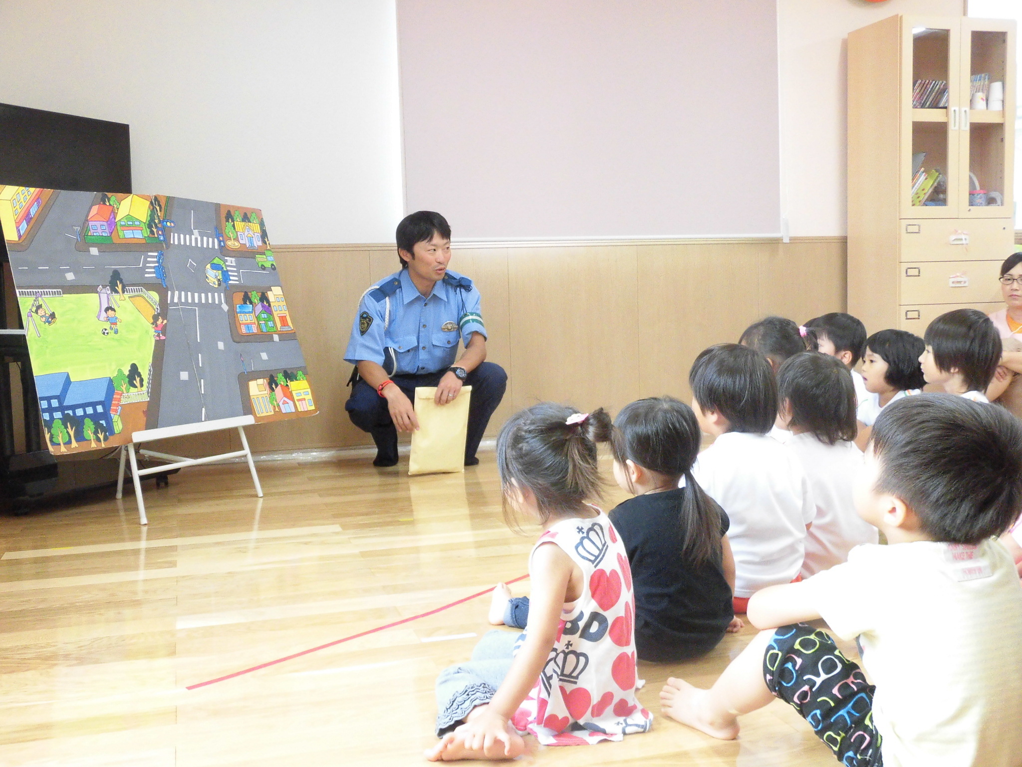 交通安全教室がありました たんぽぽ保育園