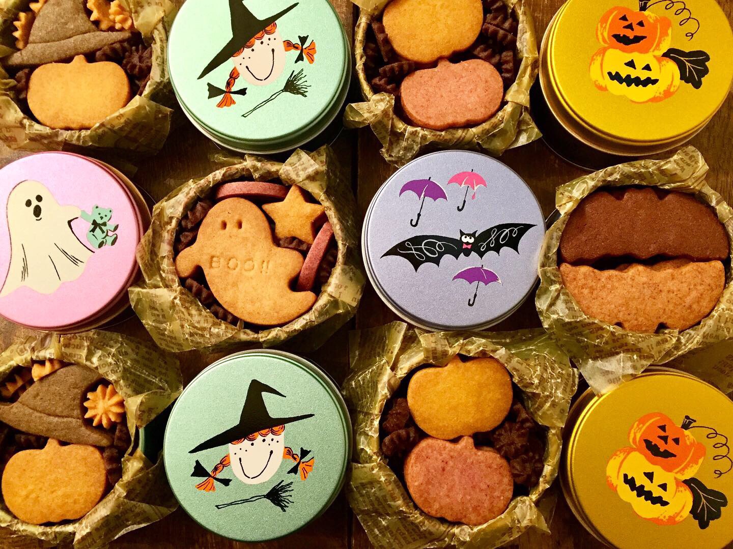 ハロウィンクッキー缶 手作りクッキー 焼き菓子 ハロウィンクッキー缶 | huitcookie