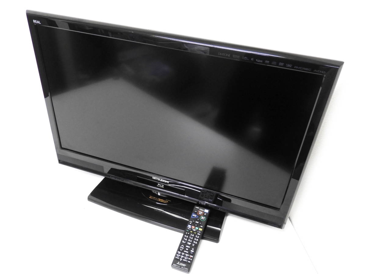 品川区から三菱 MITSUBISHI REAL 32V型液晶テレビ LCD-32BHR500 ブルーレイ＆ハードディスク内蔵を高価買取させて頂きました！  | テレビ高価買取専門店カチウム