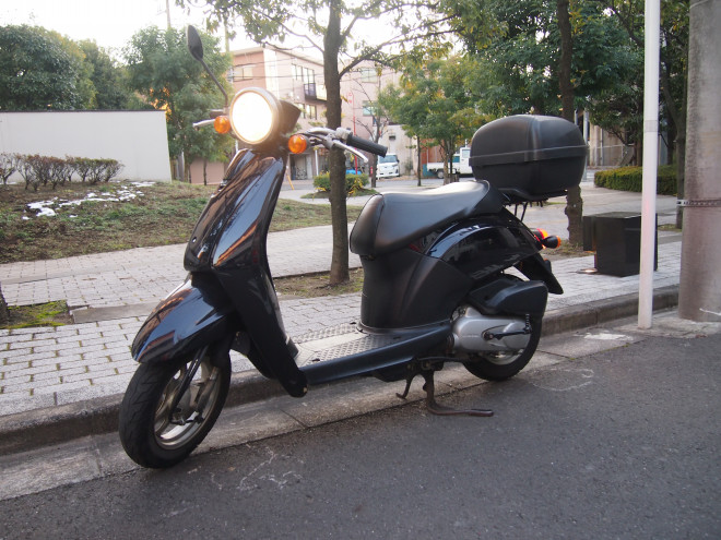 埼玉県 桶川市発 ホンダ トゥデイ today Fタイヤ新品4スト原付 50cc 