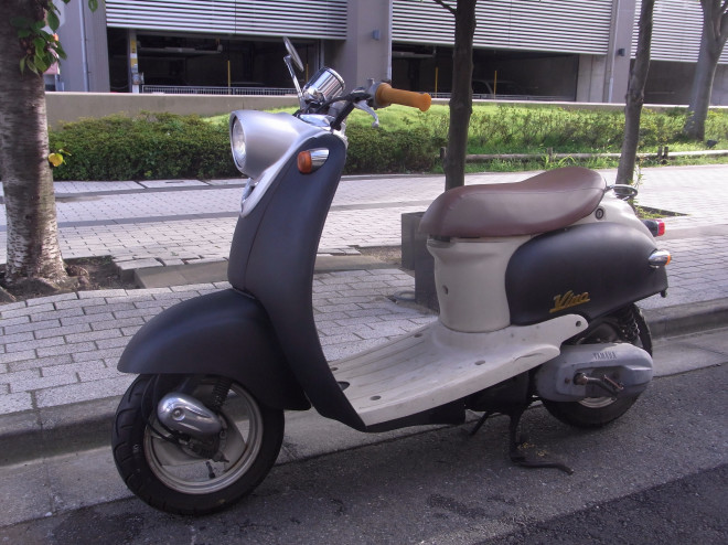 Yamaha Vino 黒 スクーター 2st 手4万円（茨城県取手市発 Yamaha Vino 