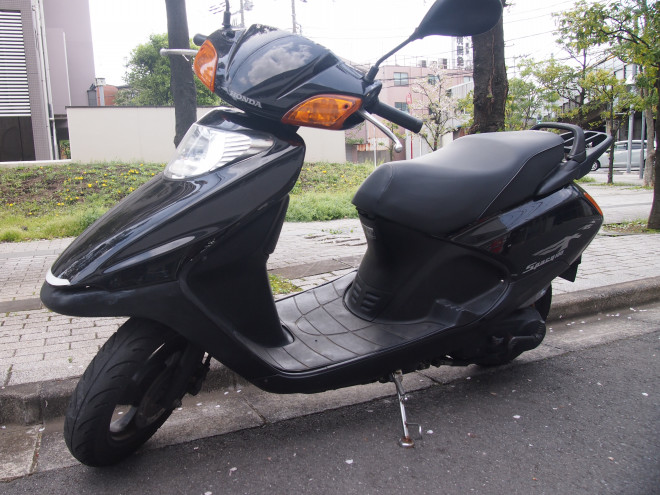 売約）原付2種スペイシー100（黒）保証付 | 原付問屋【川崎本店】