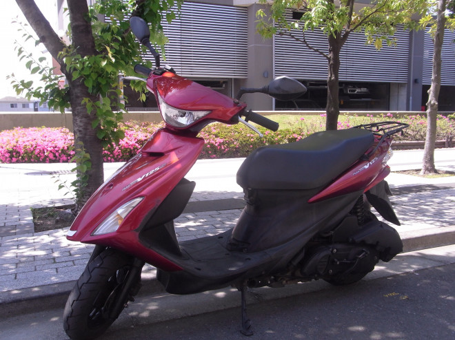 アドレスv125g 外装 ピンク アドレスv125イカリング