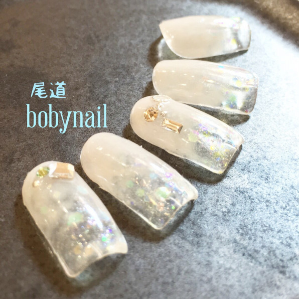 夏ネイル 冬ネイル 尾道 ネイルサロン Bobynail