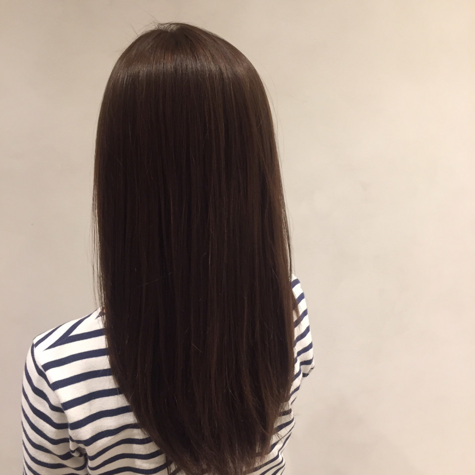 武智志穂さんのヘアメンテナンス Zacc Erisafukuma 武智志穂さんのヘアメンテナンス Zacc Erisafukuma