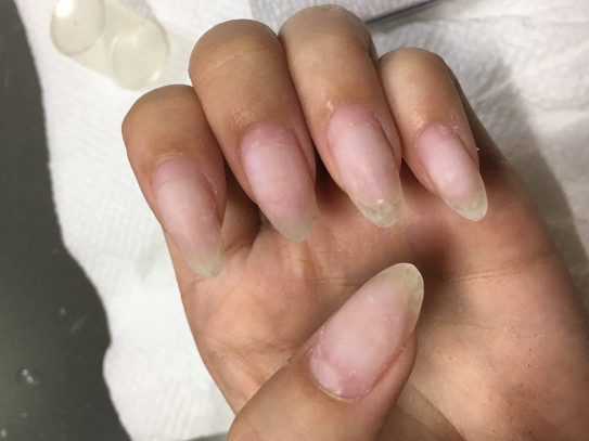 フィルイン 一層残し 草加 ネイルサロン Memenail