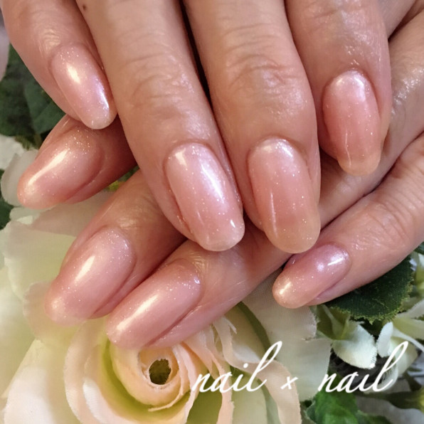 シンプル 秋ネイル Nail Nail 巻爪補正とジェルネイル