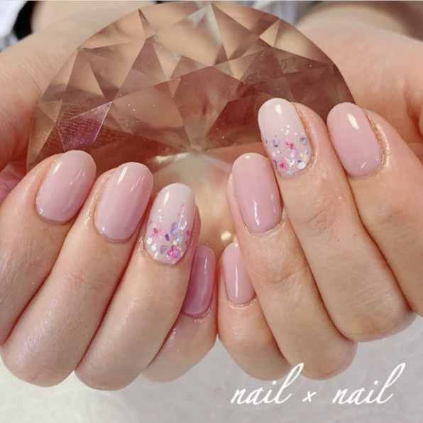 2019年3月のお客様ネイル Nail Nail 巻爪補正とジェルネイル