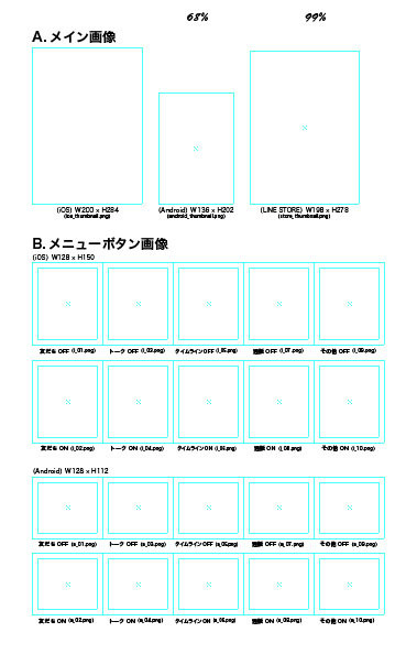 Shiyan流 Line着せかえ作成方法 Studio Afsis