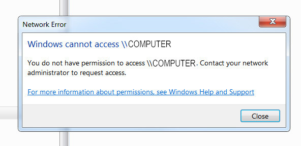 Couldn't access