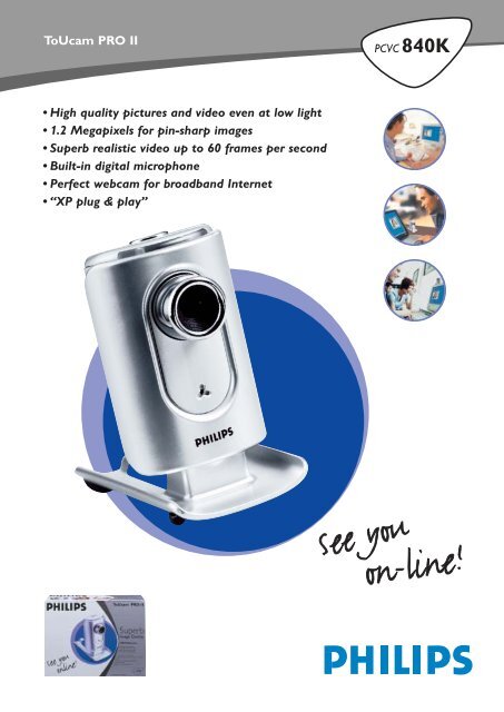 Webcam philips best sale toucam pro