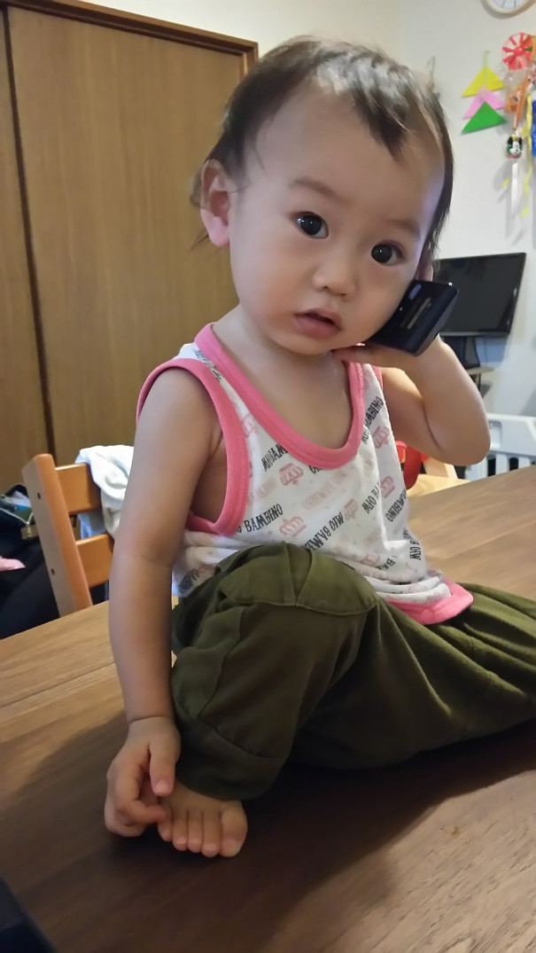 でんわ ベビーサイン日記 1歳1ヶ月 こどもの笑顔を増やしたいママのための赤ちゃん教室 クーチークー でんわ ベビーサイン日記 1歳1ヶ月 こどもの笑顔を増やしたいママのための赤ちゃん教室 クーチークー