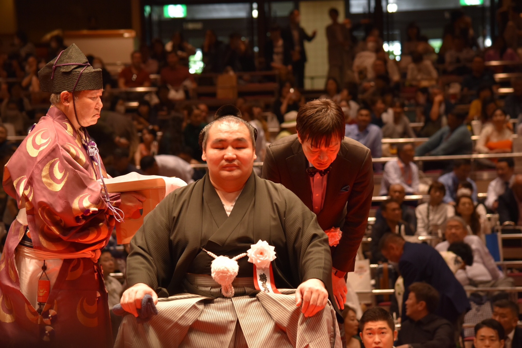 鶴竜引退断髪披露大相撲に参加させて頂きました | PITCH-PIPES