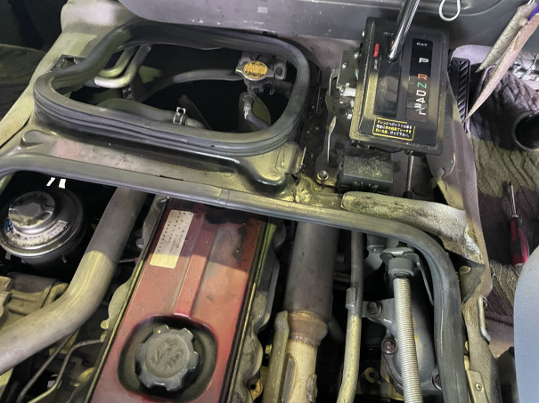 シフトレバーの熱伝導対策 オートサービスイトウ