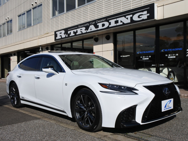 SOLD】レクサス LS500h “F SPORT” ホワイトノーヴァガラスフレーク 