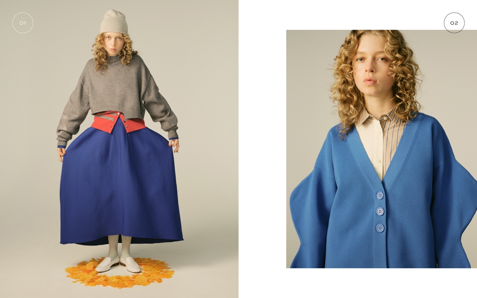 ※最終価格　HeRIN.CYE Jersey cardigan dress HeRIN.CYE | Jersey cardigan dress (ワンピース(ミニ