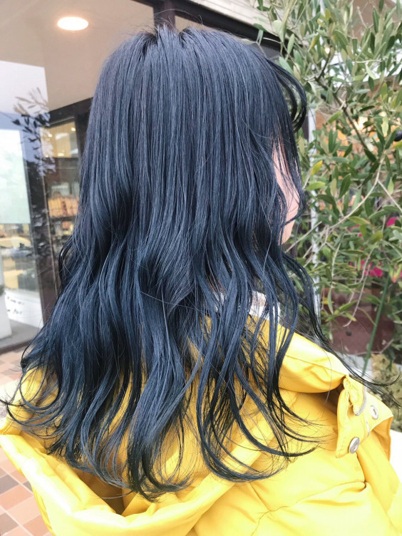 ダブルカラー上級者の方 デニムカラー Earth Coiffure Beaute 新潟青山店