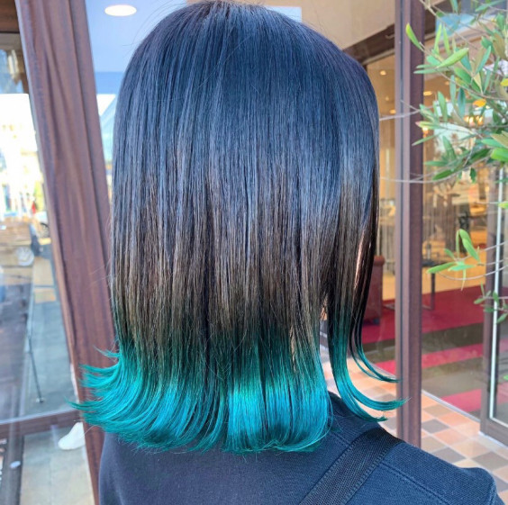 普通のグラデーションに飽きた方 裾カラー Earth Coiffure Beaute 新潟青山店 普通のグラデーションに飽きた方 裾カラー Earth Coiffure Beaute 新潟青山店
