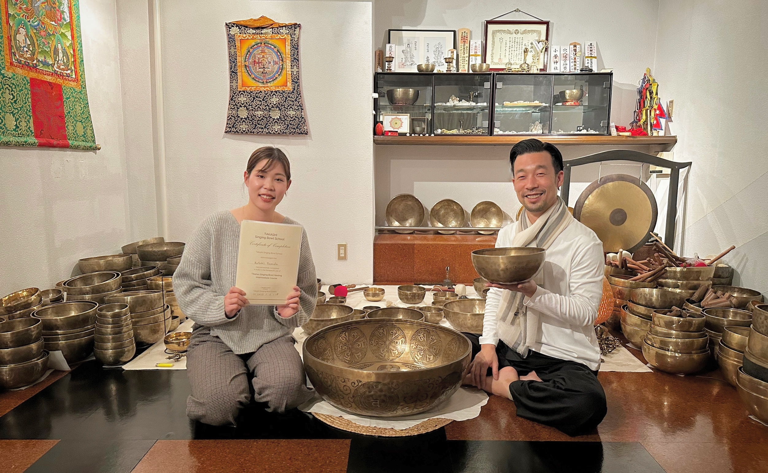 シンギングボウルセラピスト認定講座 卒業生の声 | Takashi Singing Bowl