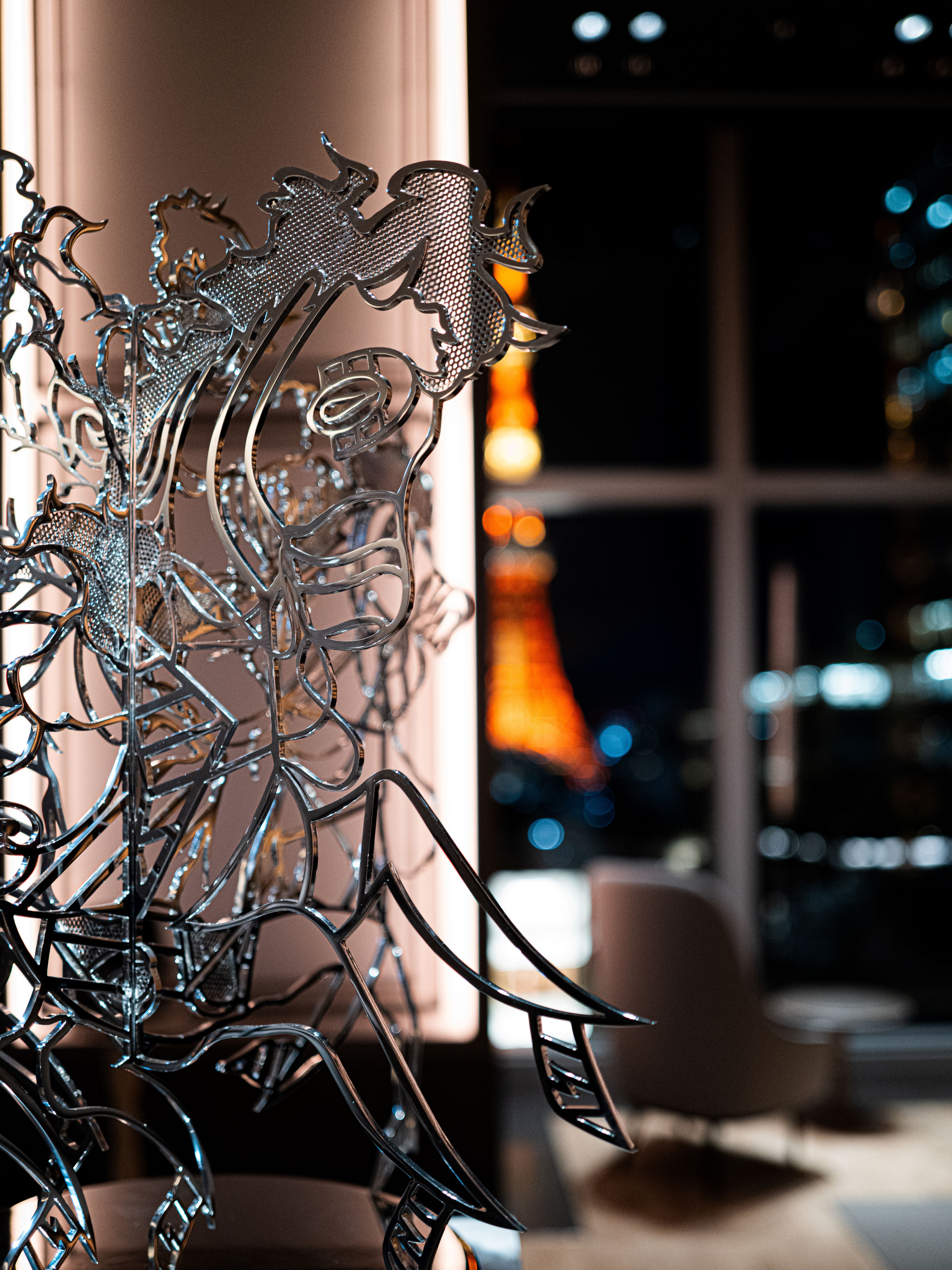 【新品】立体アート 1点物 シルクロードミッドナイト ジャヌ東京で 一日限りの特別なアート＆ディナー体験！『ナイト