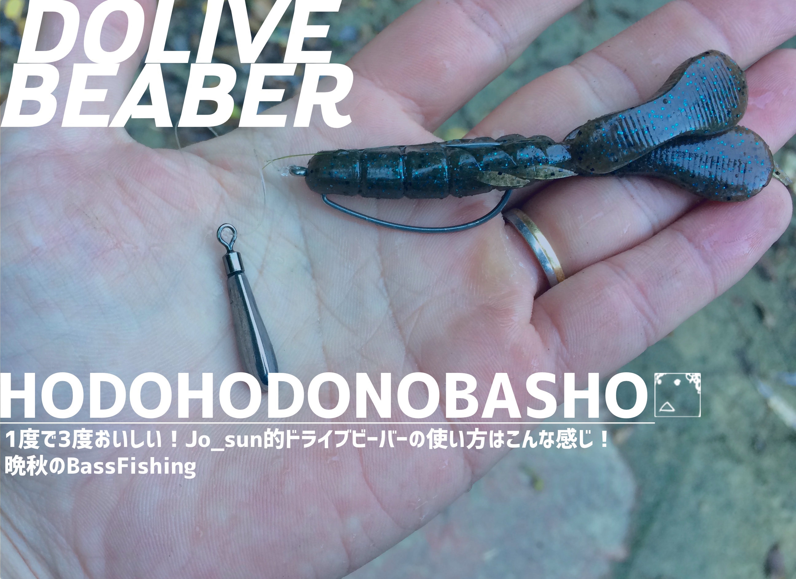 1度で3度おいしい Jo Sun的ドライブビーバーの使い方はこんな感じ 晩秋のbassfishing ジョーさんのnothing Much Better To Do