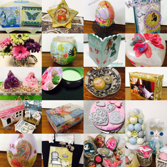 デコパージュ 教室 Blanche Neige 白雪姫