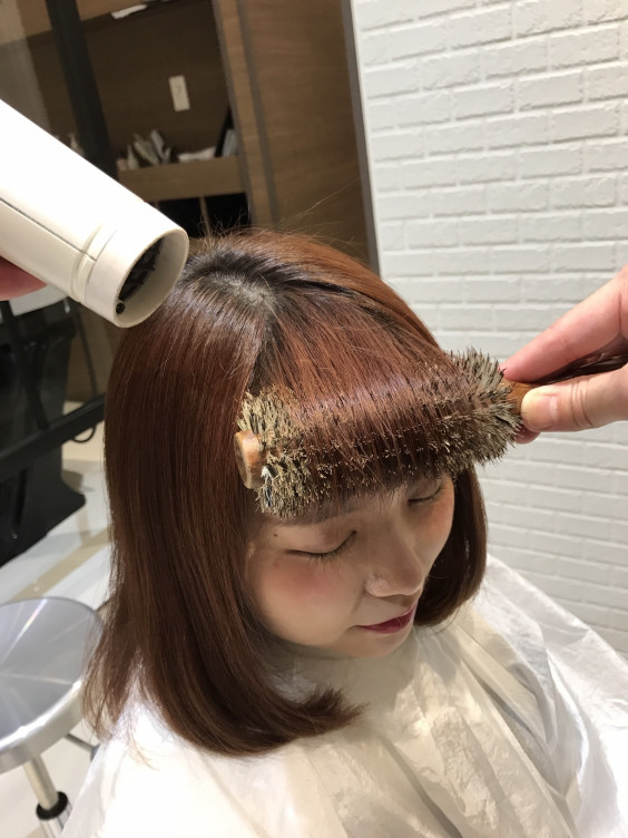 簡単 流す前髪ブローのやり方 Hayato Shiseki