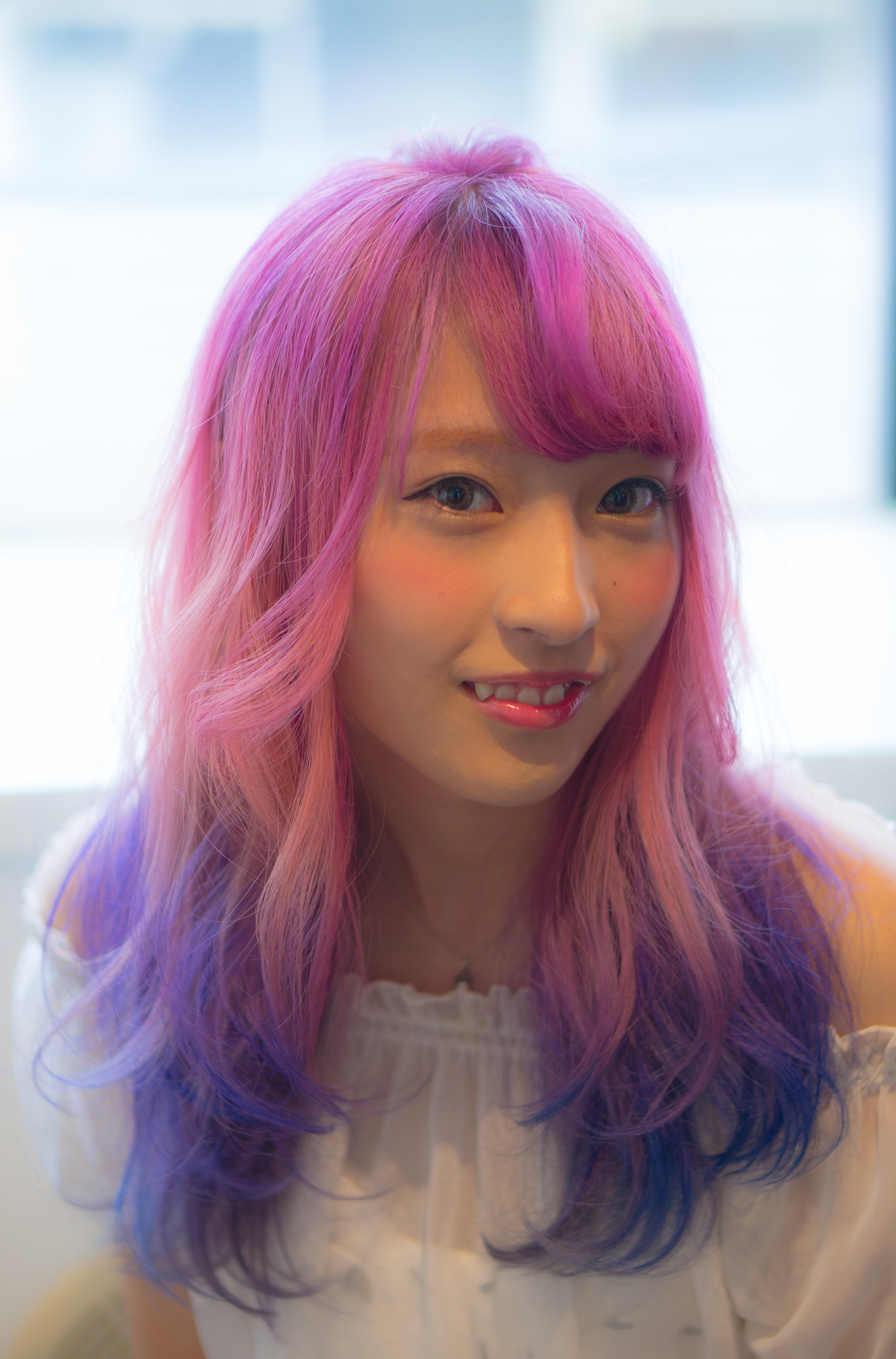 ピンクパープルグラデーションカラー 髪色 Private Hair Salon Aurora アウローラ