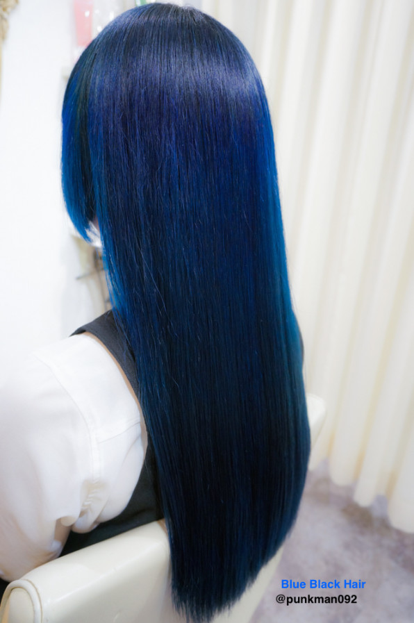 ブルーブラック 青 暗め 髪色 第二弾 Private Hair Salon Aurora