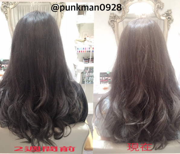 グレーアッシュカラーしてから2週間後 Private Hair Salon Aurora アウローラ グレーアッシュカラーしてから2週間後 Private Hair Salon Aurora アウローラ