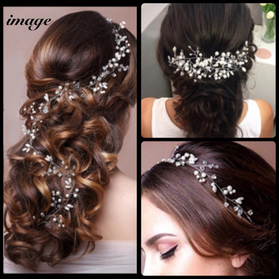 パールとキラキラビーズが美しいヘアアクセサリー Flower K Hitomi パールとキラキラビーズが美しいヘアアクセサリー Flower K Hitomi