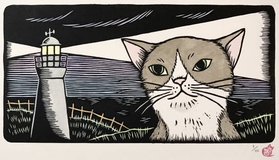 風の匂い リノリウム版画 Mamiko Kataoka S Page 風の匂い リノリウム版画 Mamiko Kataoka S Page