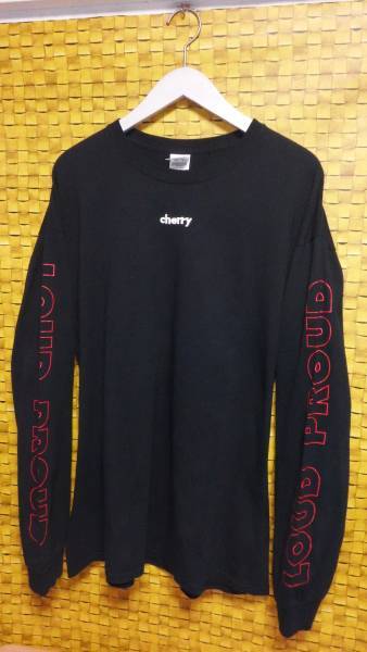 Cherry 福岡 オリジナル Loud And Proud Tシャツ ブラック 福岡市 中央区 今泉 古着 買取 ブランドリサイクルショップ ヴァンカトル 福岡 Vingt Quatre 福岡