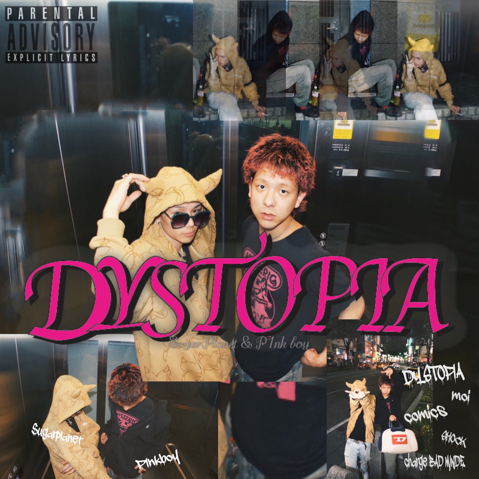 ラッパーの P1nkboy と $ugarplanet が、Ragebeatを主体にしたEP『DYSTOPIA』を6月29日にリリース |  スラムフッドスター