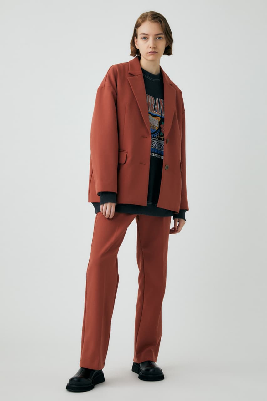 完売 MOUSSY BOXY ブレザー ジャケット 柄BLK 完売 MOUSSY BOXY ブレザー ジャケット 柄BLK テーラード