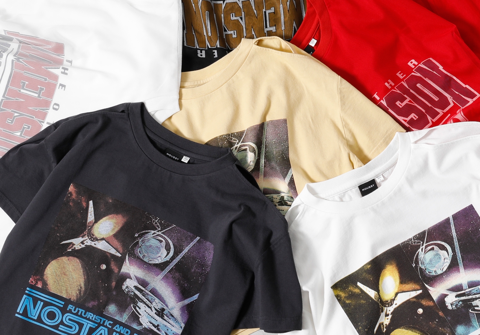 Now on sale】MOUSSY SHIBUYA109店・天神コア店限定アイテム