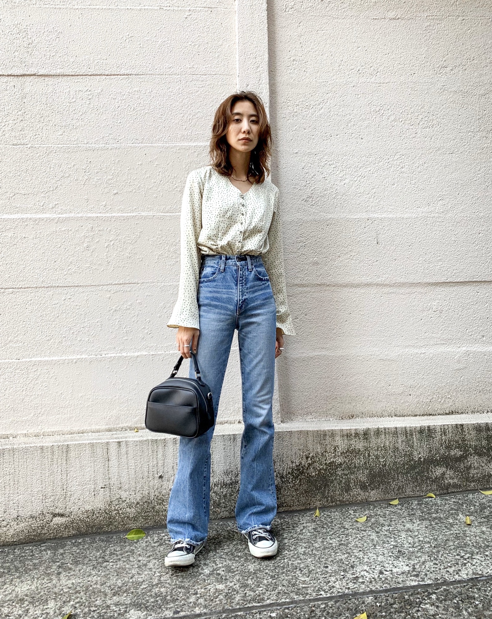 moussy MVS FLARE フレアデニム ブルー 25インチ 新品未開封 - パンツ