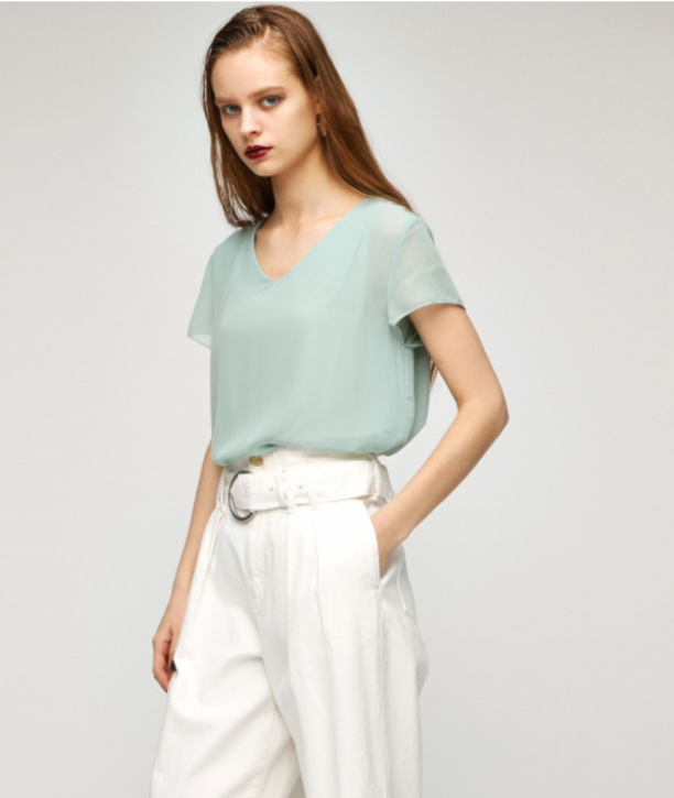 カットソー(長袖/七分) moussy - cislys Cut over 2way tops 公式】MOUSSYのシンプル|トップス(Tシャツ・カットソー(長袖