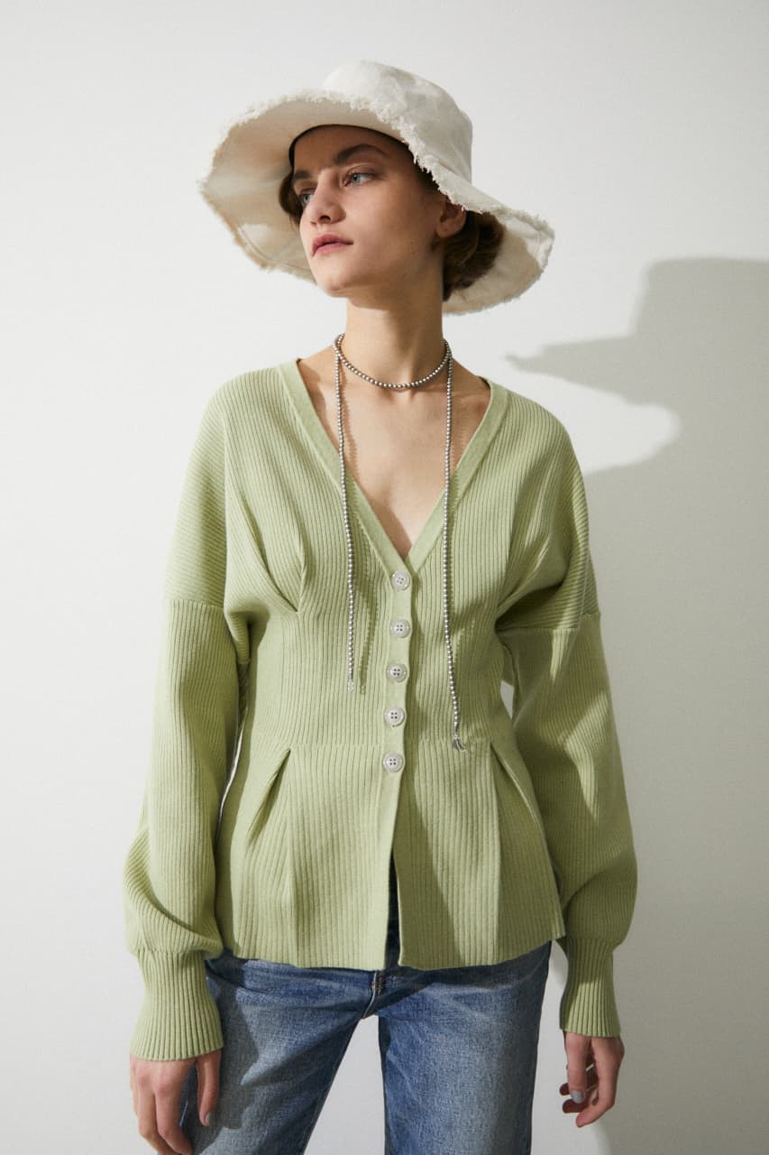 moussy - MOUSSY 大人気完売！WAIST TUCK カーディガン MOUSSY（マウジー）の「WAIST TUCK CARDIGAN（カーディガン